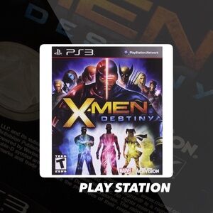 EUC PS3 X-Men Destiny Video Game